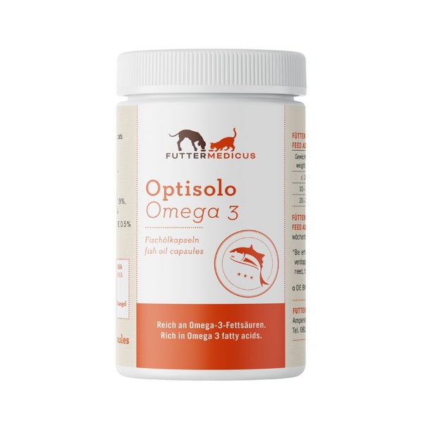 Futtermedicus Optisolo Omega 3 Fischölkapseln 220 Stk.