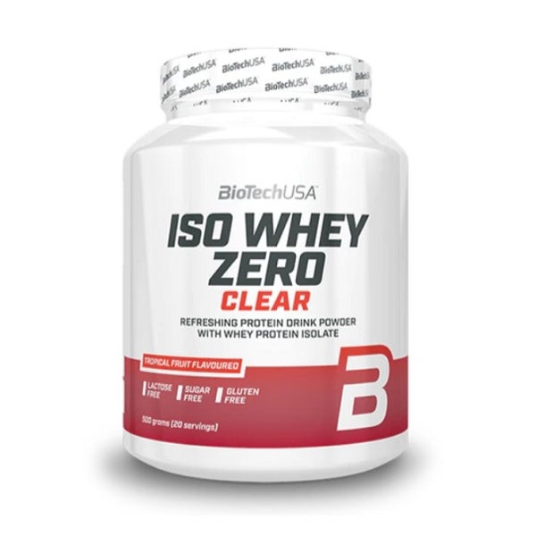 BioTech Iso Whey Zero Clear Pirsich-Eistee