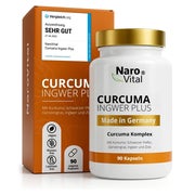 Curcuma Ingwer Plus |  Kurkuma Kapseln hochdosiert 90 St