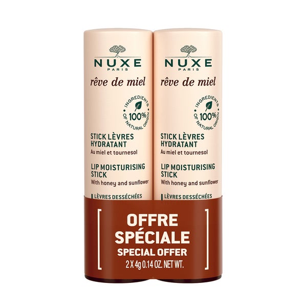 NUXE Feuchtigkeitsspendender Lippenpfleg 2X4 g
