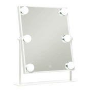 UNIQ XL Hollywood-Schminkspiegel mit 6 LED-Lampen & Touch-Funktion - Weiß