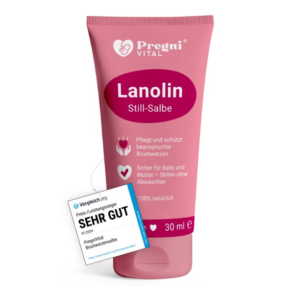Lanolin Brustwarzensalbe - von PregniVital® 30 ml
