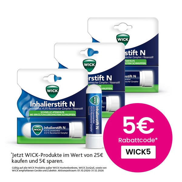 WICK Inhalierstift N - 3 St. Dreierpack 3X1 St
