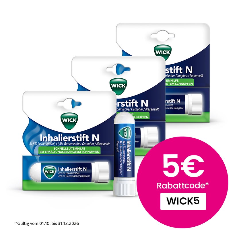 WICK Inhalierstift N - 3 St. Dreierpack 3X1 St