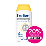 Produktabbildung: Ladival Trockene Haut Sonnenschutz-Lotion LSF50+ 200 ml