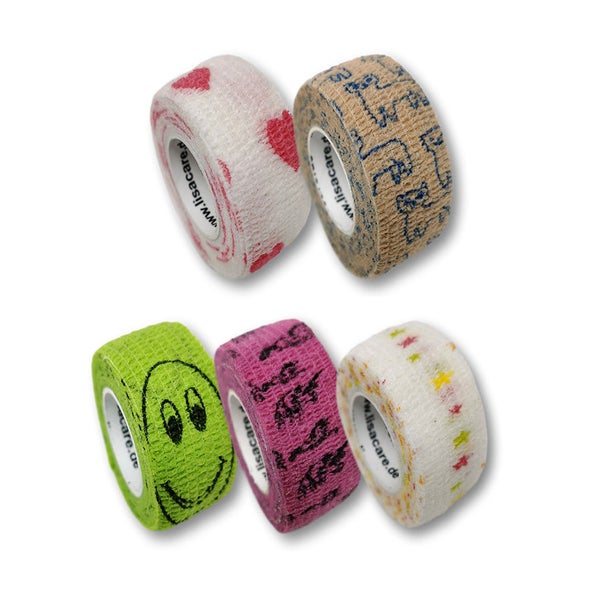 LisaCare Kinderpflaster - 2,5cm x 4,5m - Zum Trösten 5 St