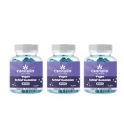 Cannalin - CBD Schlafgummis 15 mg mit Melatonin - 3x30 Stück 90 St