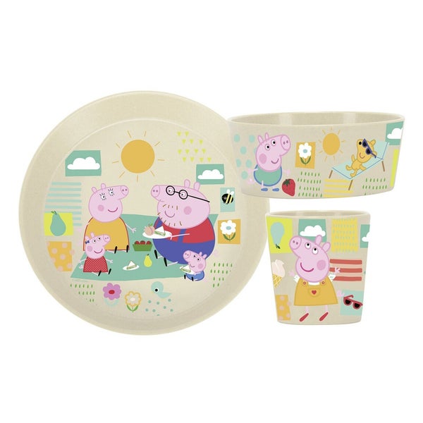 KOZIOL Geschirr-Set "Connect Peppa Pig" 3-teilig 1 St
