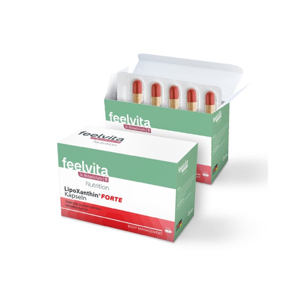 Feelvita Nutrition LipoXanthin® FORTE Kapseln 6- Monatsvorrat (180 Stück) 180 St