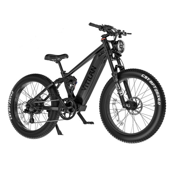 VITILAN T7 Pro Full Suspension E-Mountainbike, 52V 20Ah Akku 1 St