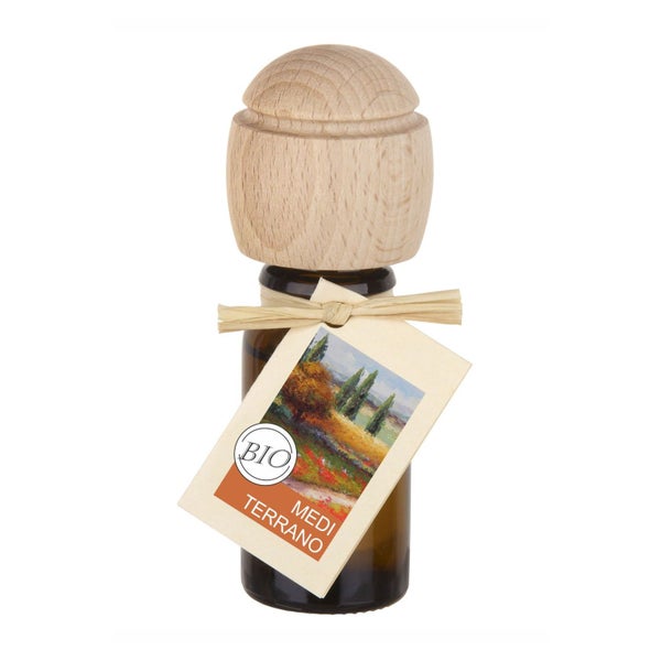Traumduft Piccolino Mediterrano Duftöl – Handgefertigt, ätherische Öle, Buchenholzverschluss 10 ml