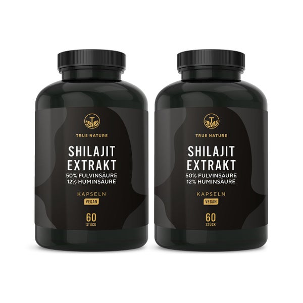 Shilajit Kapseln – 2000mg hochdosiert aus dem Himalaya 120 St