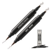 Striking Viking Bartstift Doppelspitze Graubraun 2er 5 ml