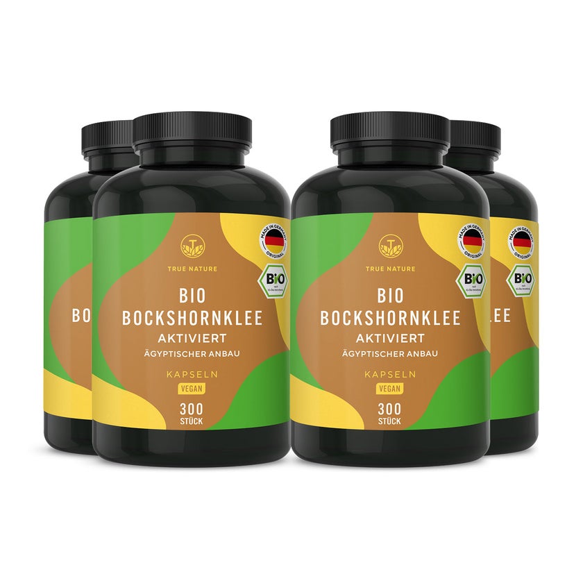 Aktivierte Bio Bockshornklee Kapseln - Vegan & Made in DE 1200 St