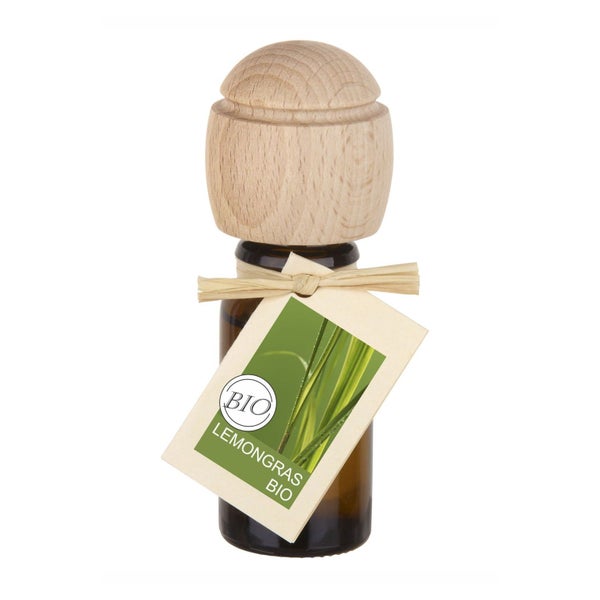 Traumduft Piccolino Lemongras Bio Duftöl – Handgefertigt, ätherische Öle, Buchenholzverschluss 10 ml
