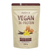 Produktabbildung: nutri+ Veganes Protein Pulver 3k - Vanilla Toffee 1000 g