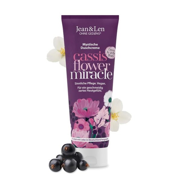 Jean & Len Mystische Duschcreme Cassis & Weiße Blüte 250 ml