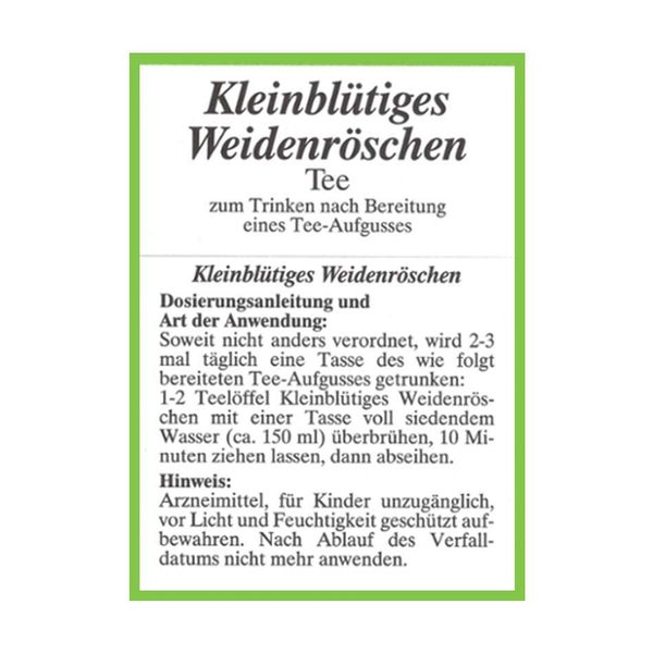Schoenenberger kleinblütiges Weidenröschen Tee 250 g