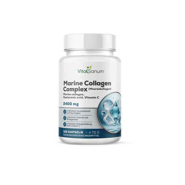 VitaSanum® Marine Collagen Complex – 2400 mg Tagesportion – 120 Kapseln 120 St