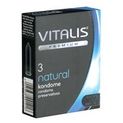 Natural Kondome 3er – transparent, klassisch & sicher (3 Kondome) 3 St