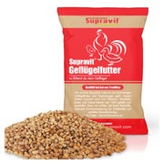 Supravit Weizen Futterweizen - aus regionaler Landwirtschaft - Ideales Einzelfuttermittel für Tauben, Vögel, Nager & Geflügel 25 kg
