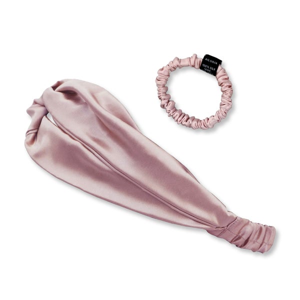 SOYEUX & DOUX Set Headband und Scrunchie S aus Seide 2 St