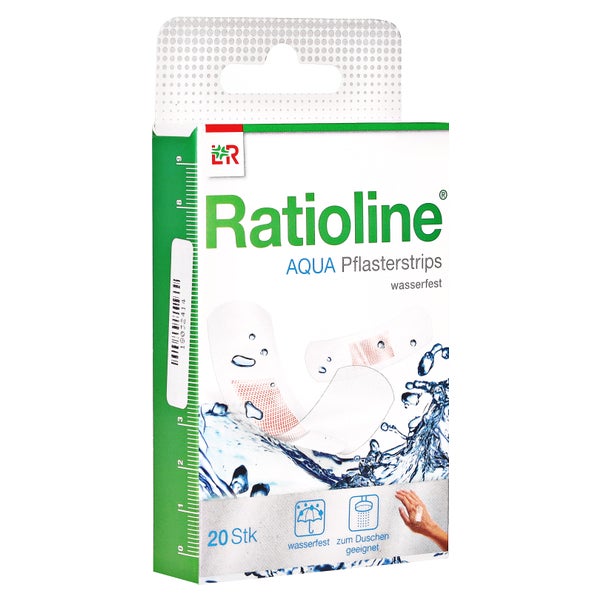 Ratioline aqua Pflasterstrips in 2 Größe 20 St