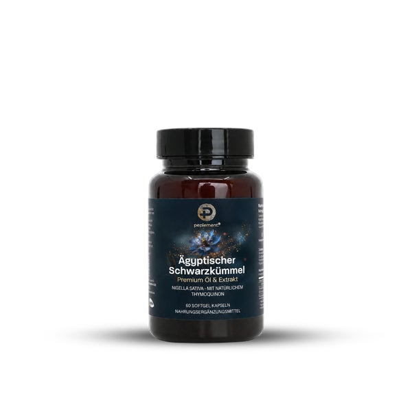 peplement Premium Schwarzkümmel Softgels mit 20% Thymoquinon 60 St