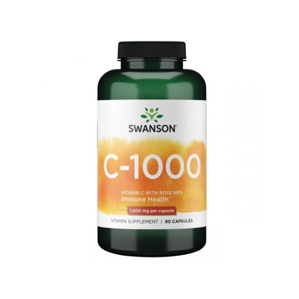 Vitamin C-1000 mit Hagebuttenextrakt, Kapseln 90 St