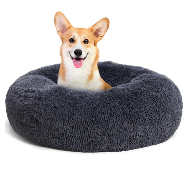 Hundebett orthopädisches rund Donut L 70 x B 70 x H 20 cm Du 1 St