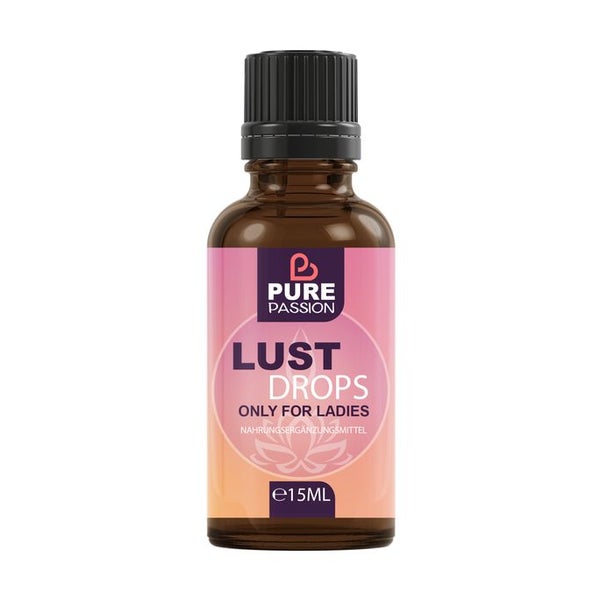 Pure Passion® Lust Drops für Frauen | natürlicher Begleiter für mehr Sinnlichkeit 15 ml