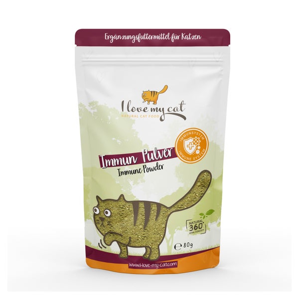 I love my cat Nahrungsergänzung für Katzen Immun Pulver 80 g 80 g