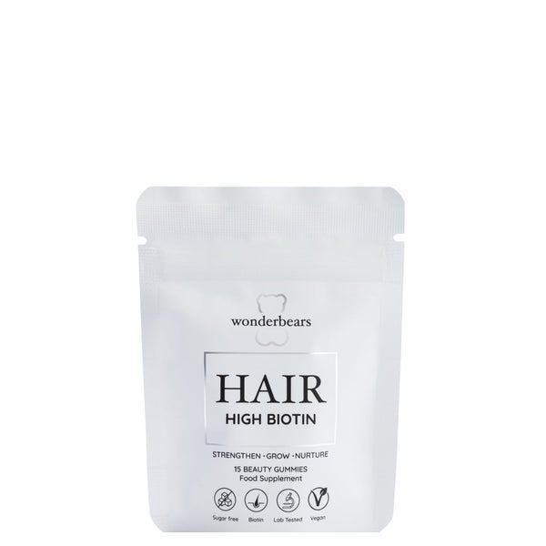 wonderbears HAIR High Biotin Gummies Pouch, 15 Stück 15 St