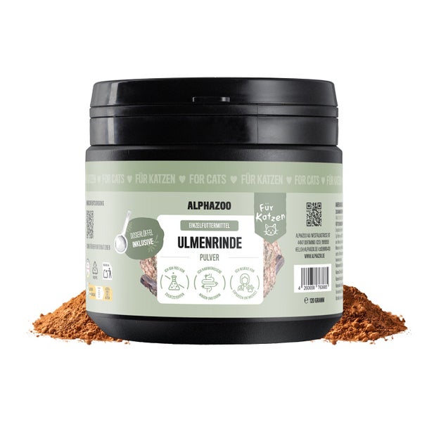 Ulmenrinde Pulver für Katzen 120 g