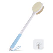 VANZAVANZU Rückenbürste 42 cm mit langem Griff blau