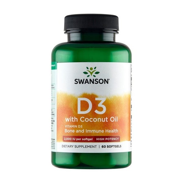 Vitamin D3 2000 IE mit Kokosnussöl, Kapseln 60 St
