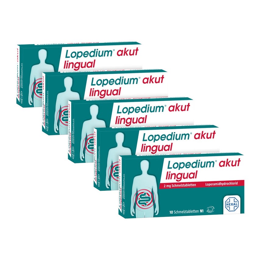 Lopedium® aktu lingual Fünferpack 5X10 St