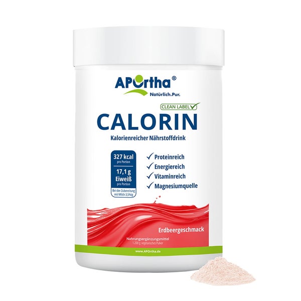 Calorin - kalorienreicher Nährstoffdrink - Erdbeere - Pulver 1200 g