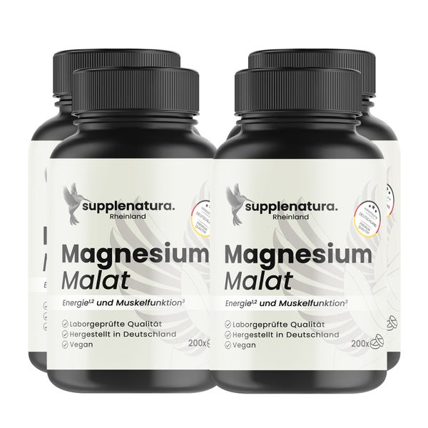 supplenatura® Magnesium Malat hochdosiert 200 Tabl. 800 St