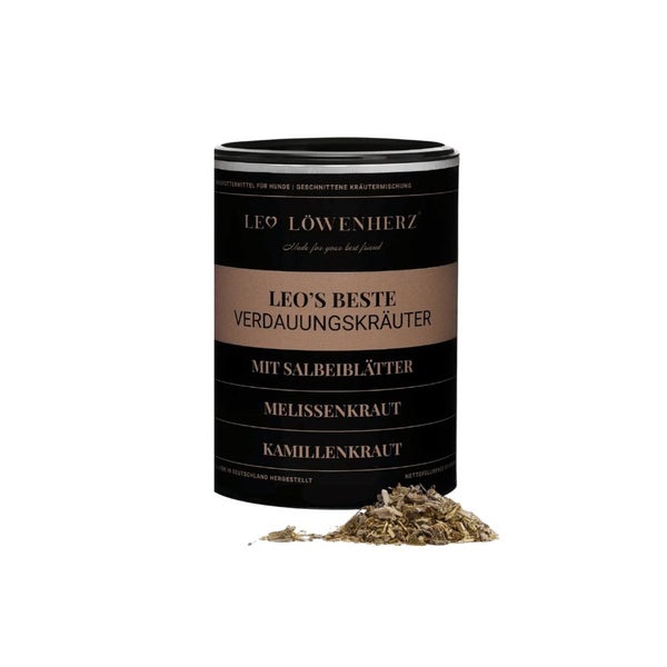 LEO LÖWENHERZ Verdauungskräuter Hund 100g – mit Salbei & Kamille 0.1 kg