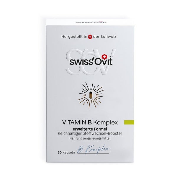 Swiss'Ovit Vitamin B Komplex Kapseln vegan | 6 B-Vitamine 30 St