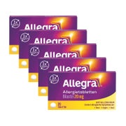 Produktabbildung: Allegra Allergietabletten Fünferpack 5X20 St