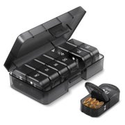 Tablettenbox 7 Tage 2 Fächer BPA-frei Medikamentenbox groß W 1 St