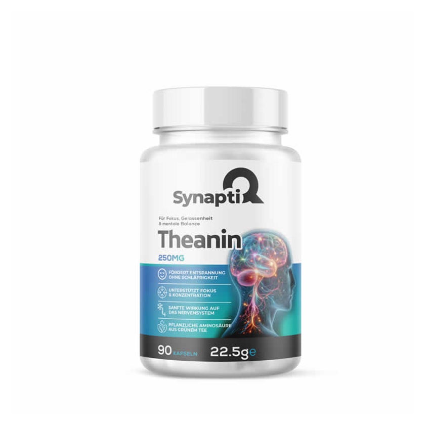 SynaptiQ® Theanin – Fokus, Gelassenheit & mentale Balance 250 g