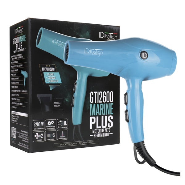 ITALIAN DESIGN ELECTRICAL ITEMS GTI 2600 MARINE PLUS HAIR DRYER  .