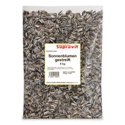 Supravit Sonnenblumenkerne I Vogelfutter I energiereiches Wildvogelfutter als Streufutter für das ganze Jahr 5 kg