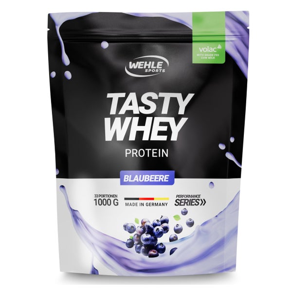 Whey Protein Blaubeere - 1000g Pulver - Wehle 1000 g