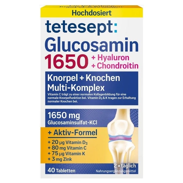 Tetesept Glucosamin 1650 Filmtabletten 40 St