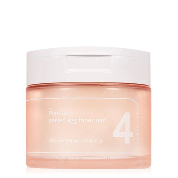 Numbuzin No.4 Pore Zero Peeled Egg Toner Pad - 70 Pads 190 ml