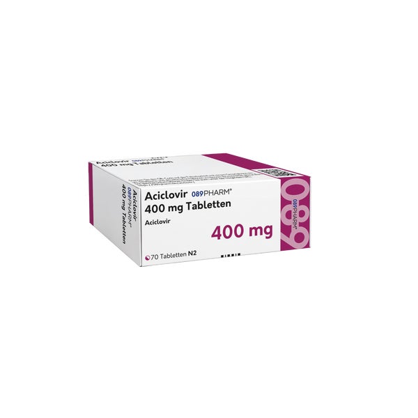 Aciclovir 089pharm 400 Mg Tabletten 70 St